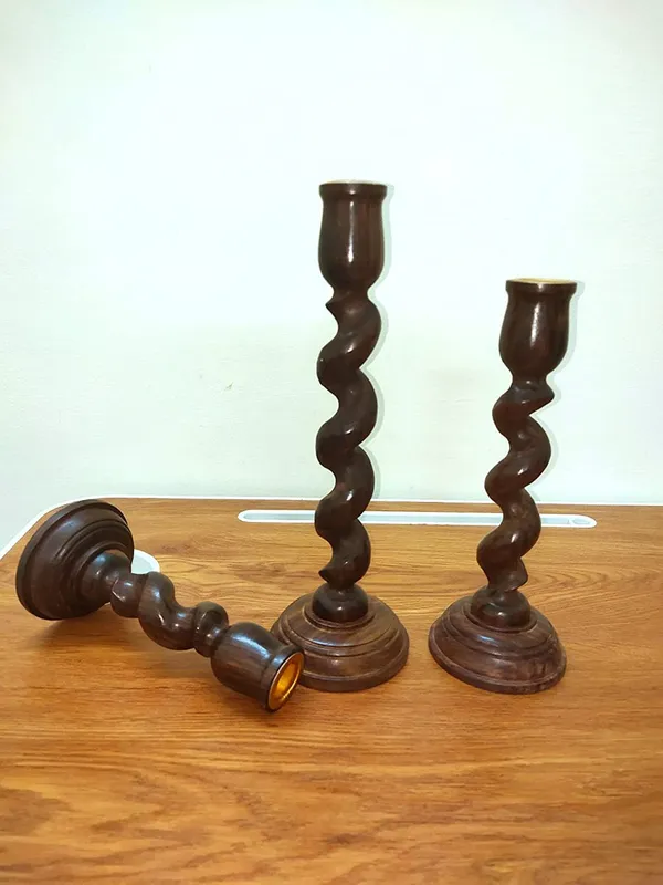 Wood_Decorative_Carved_Candle_Holder_Stand_Set_Of_3
